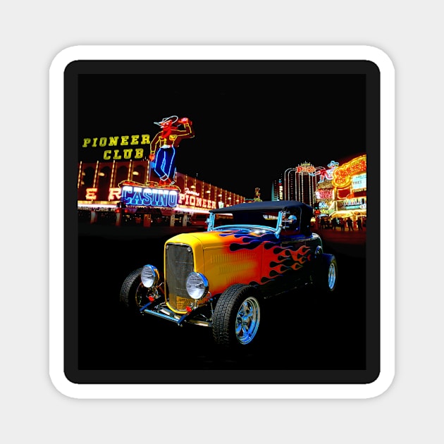 Duece is Wild Coupe Las Vegas Magnet by Burtney