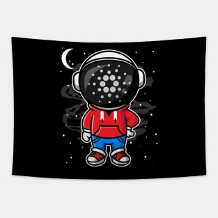 Hiphop Astronaut Cardano Crypto ADA Coin To The Moon Token Cryptocurrency Wallet Cardano HODL Birthday Gift For Men Women Kids Tapestry