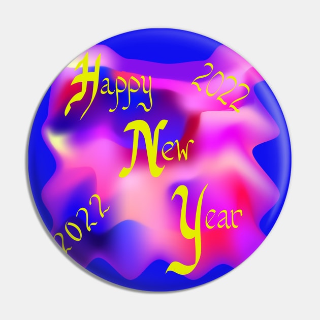 Happy New Year Pin by Barschall