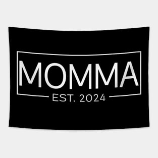 Momma Est. 2024, New Momma 2024 Tapestry