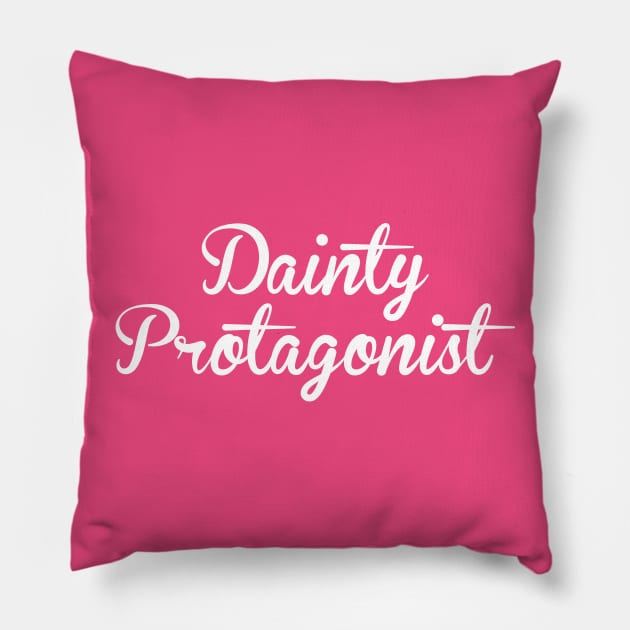 Dainty Protagonist Pillow by apalooza