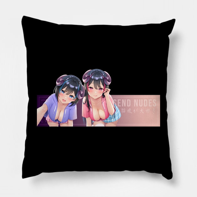 Send Nudes Demons Car Slap Pillow by cocorf