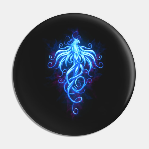 Royal Phoenix blue Pin by chriskar