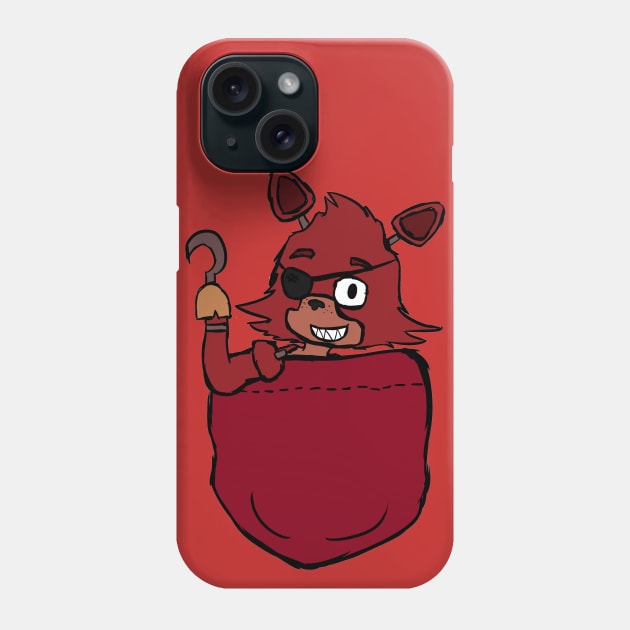 Foxy Pocket - FNAF Pockets Phone Case by oh_shoot_arts