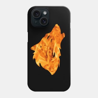 The Burning Wolf Phone Case