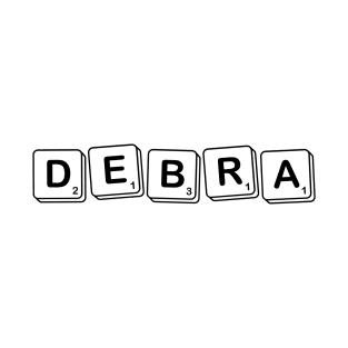 Debra - Personalised Scrabble Name T-Shirt