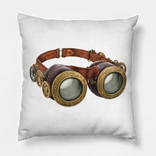 Steampunk Goggles Pillow