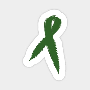 Medical Marijuana Ribbon Magnet