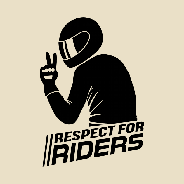 Respect for Riders (black) by GetThatCar