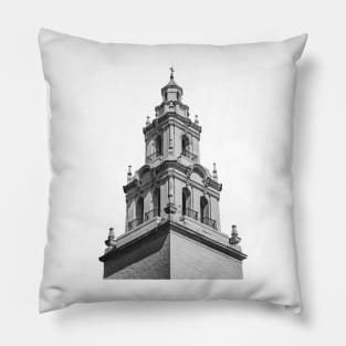 Steeple of Knowles Memorial Chapel Pillow