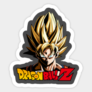 Dragon Ball Z Super Saiyan Stickers Teepublic