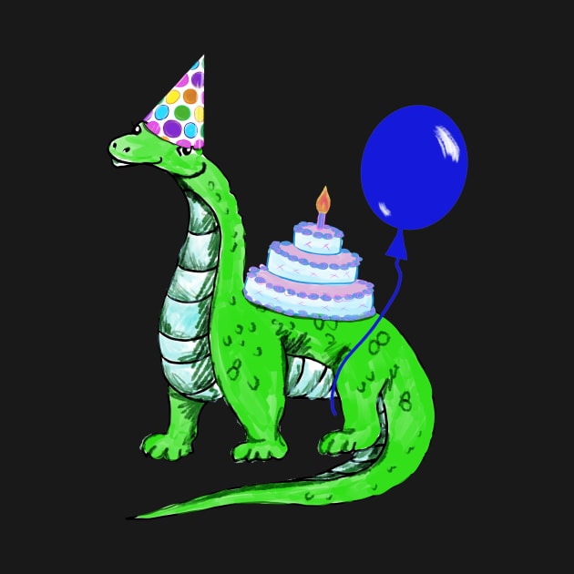 Happy Birthday Dinosaur by drknice