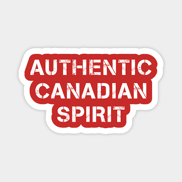 Authentic Canadian Spirit Fashion Magnet by PallKris