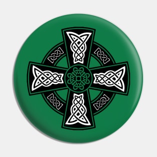 Celtic High Cross Decorative Knotwork 5 Pin