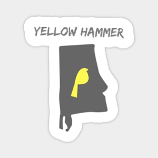 Yellow Hammer Magnet