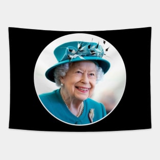 Queen Elizabeth Smile Tapestry