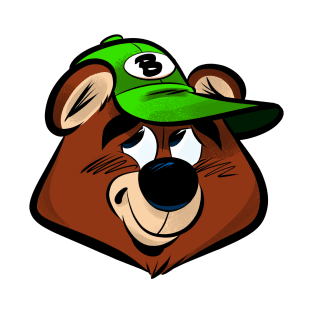 Bashful Bear (Green cap) T-Shirt