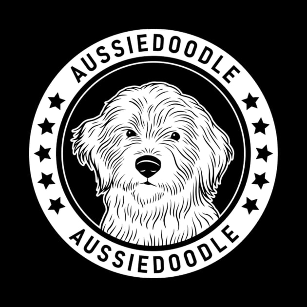 Aussiedoodle Dog Portrait by Weirdcore