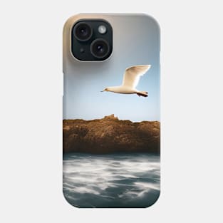 White Seagulls in Coastal Phone Case