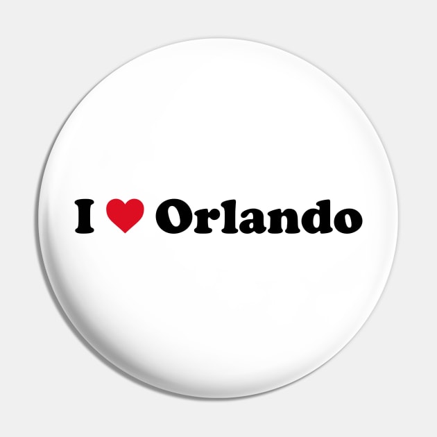 I Love Orlando Pin by Novel_Designs