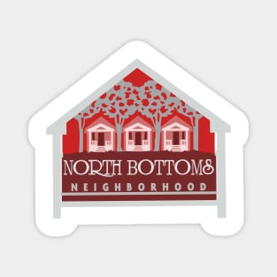 The North Bottoms Lincoln Red Magnet