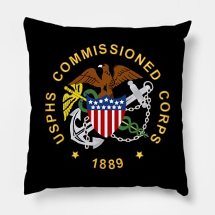 USPHS Commissioned Corps wo BackGrd Pillow