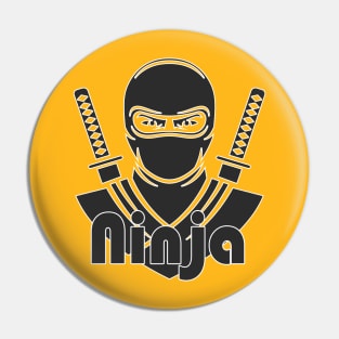 i love Ninja unisex Pin