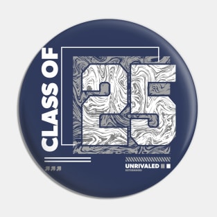 Class of 2025 Urban Streetwear // Graduation Class of '25 Gray Pin