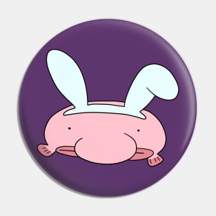 Blobfish Wearing Bunny Ears Pin