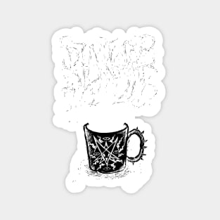 Black Metal Coffee Magnet