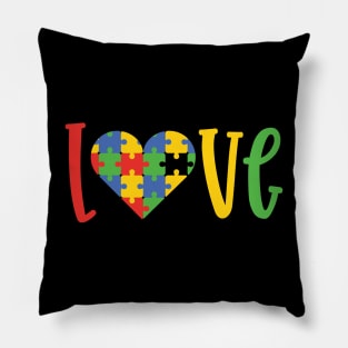 Love, Autism Awareness Day for Mom of Warrior Pillow