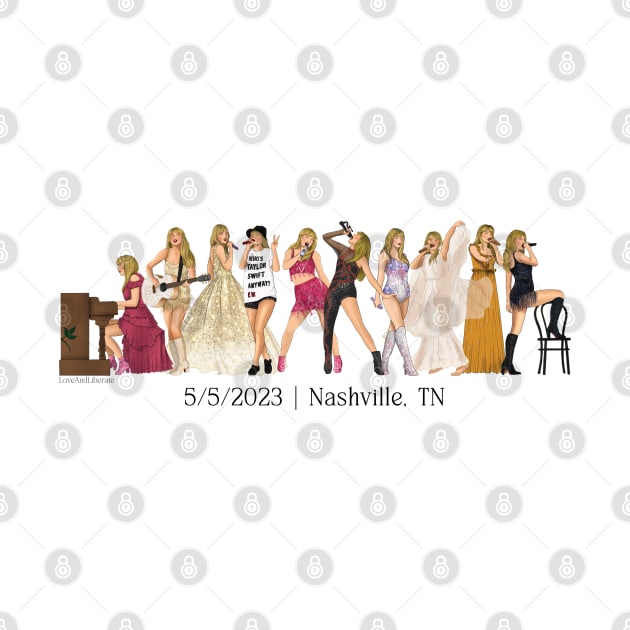 5/5 Nashville Iconic Outfits Eras Lineup by LoveAndLiberate