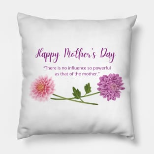 Happy Mother's day, Chrysanthemums Pillow