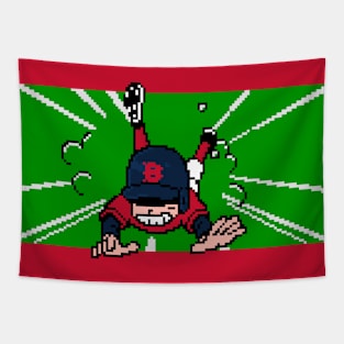 8-Bit Baseball Slide - Boston Tapestry