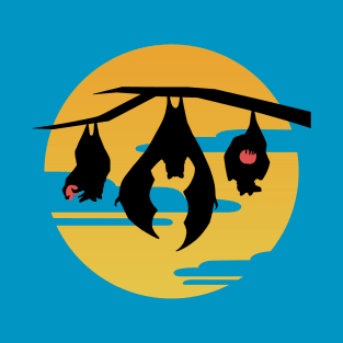 Fruit Bats and Moon T-Shirt