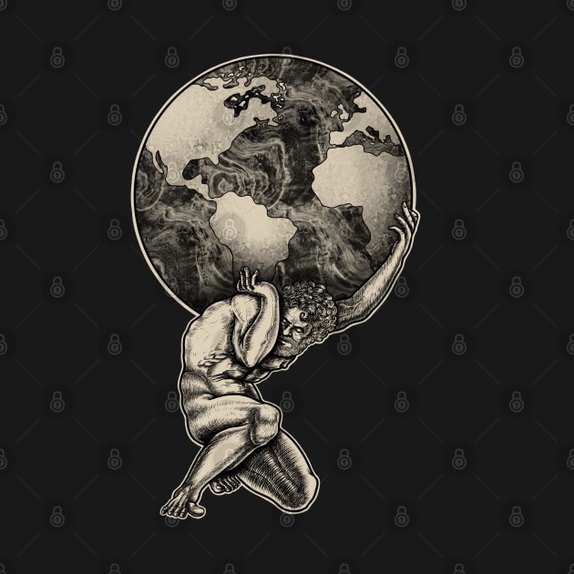 Atlas Greek mythology by Artardishop