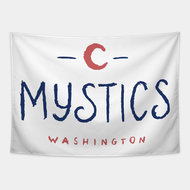 Washington Mystiiiics 07 Tapestry by Very Simple Graph