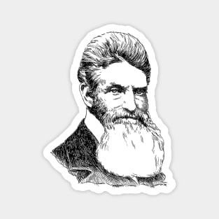 John Brown Sketch - History, Abolitionist, Leftist, Harpers Ferry Magnet