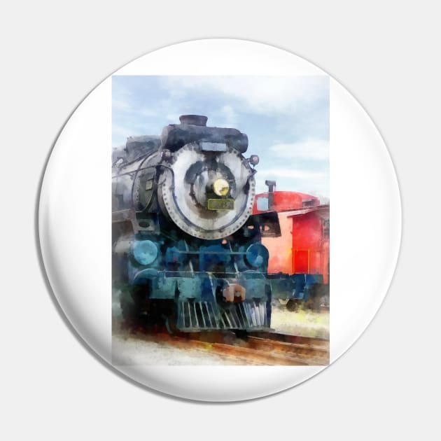 Trains - Locomotive and Caboose Pin by SusanSavad