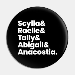 Motherland: Fort Salem - Scylla, Raelle, Tally, Abigail & Anacostia Pin