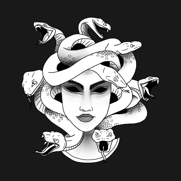 Medusa by SnugglyTh3Raven