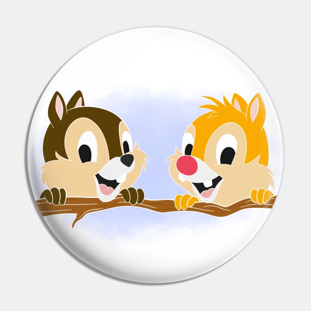 Chip And Dale Double Trouble Pin by ShutterStudios