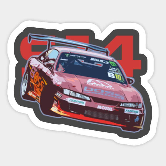 S14 Kouki Drift 240sx Race Car Sticker Teepublic Uk