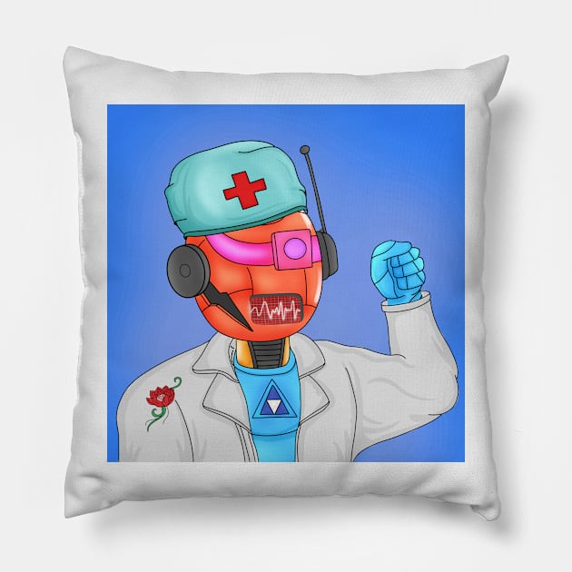 Robo-doc Pillow by Meditech Marvels