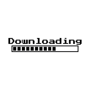 downloading bar black gaming T-Shirt