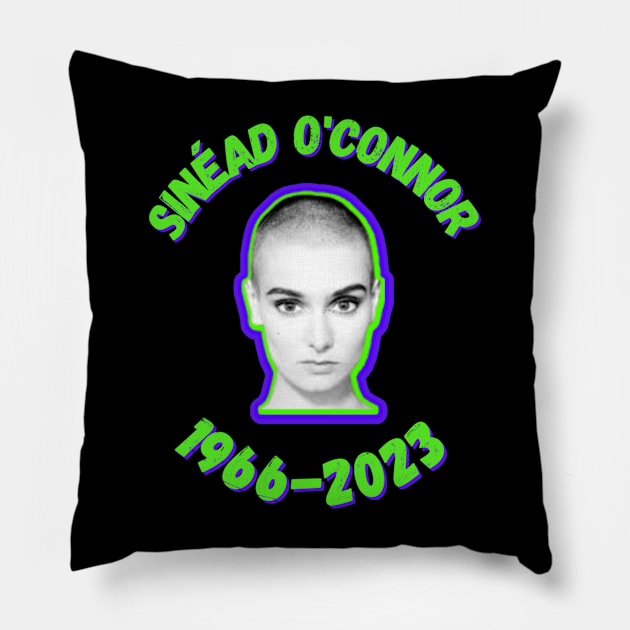 Sinead O'Connor Mental Health Pillow by Kisos Thass