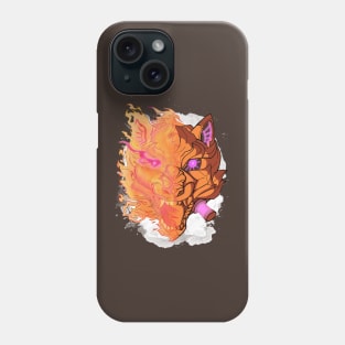 Metal Cyber Wolf Unleashed Phone Case
