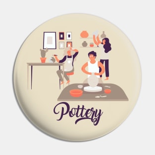 Pottery Shop Pin