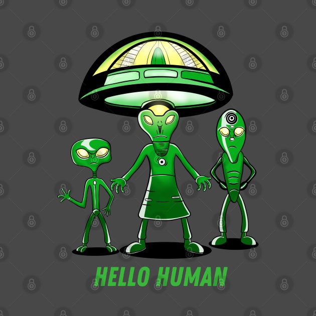 Hello Human, Friendly Aliens by micho2591