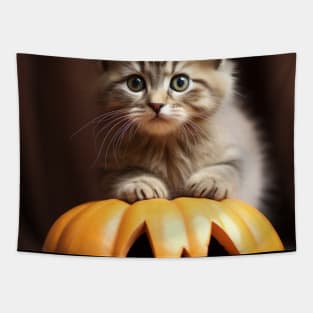 Mystic Purr-kin Tapestry